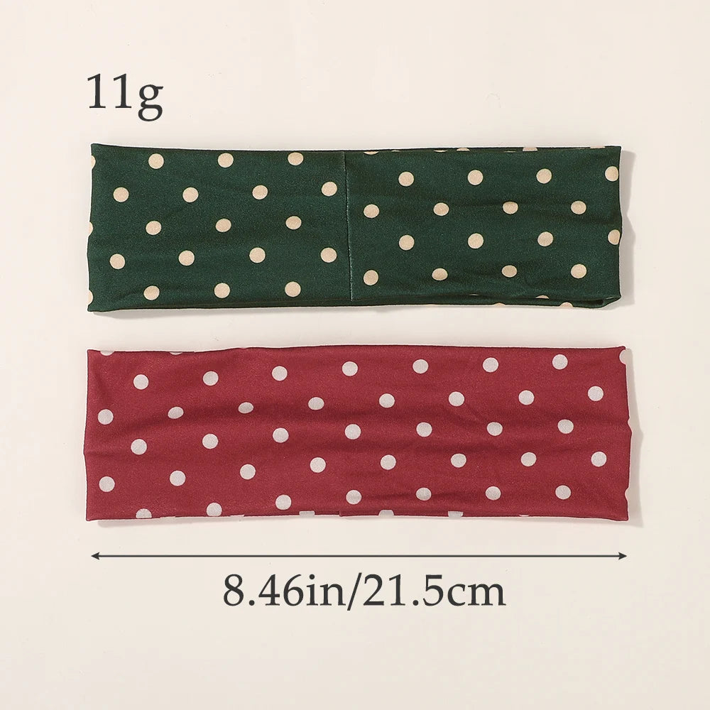 Polka Dot- Elastic Headband